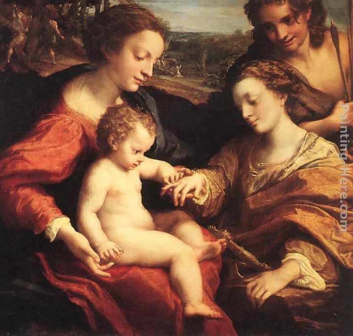 Correggio The Mystic Marriage of St. Catherine